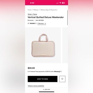 Tartan + Twine Vertical Weekender